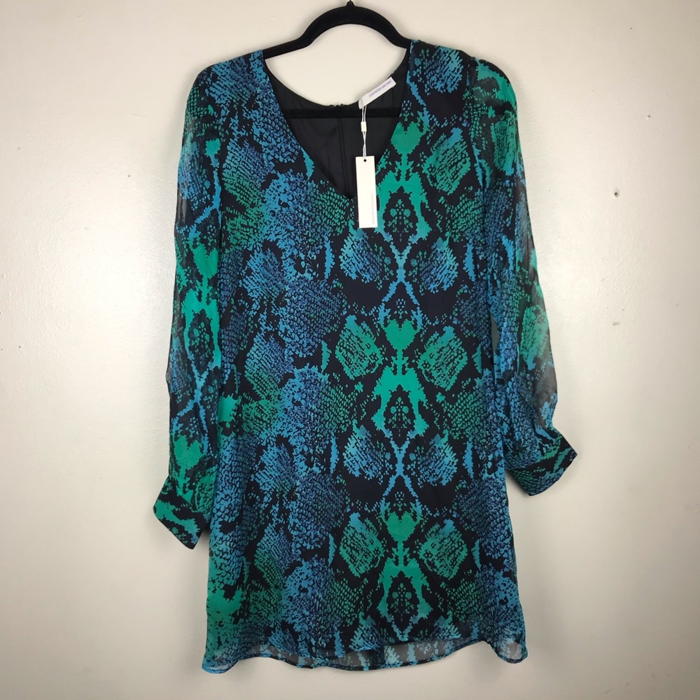 Lavender brown dress